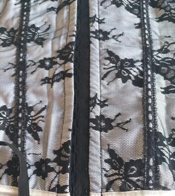 Corset tamanho 4XL cor preto cinza novo – photo 5